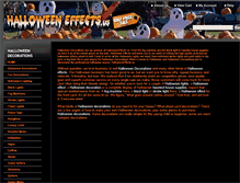 Tablet Screenshot of halloweeneffects.us